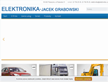 Tablet Screenshot of elektronika.com.pl
